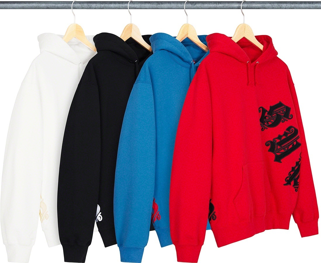 Old English Wrap Hooded Sweatshirt